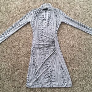 KamaliKulture, Black & White,  Wrap Style Dress